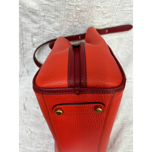 Coach Red Pebble Leather Lori Shoulder Bag C6627 #62769 - Picture 7 of 15